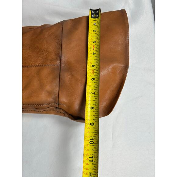 Franco Sarto Battina Camel Colored Leather Over The Knee Boot Size 6 NWOT Fall - Picture 7 of 12